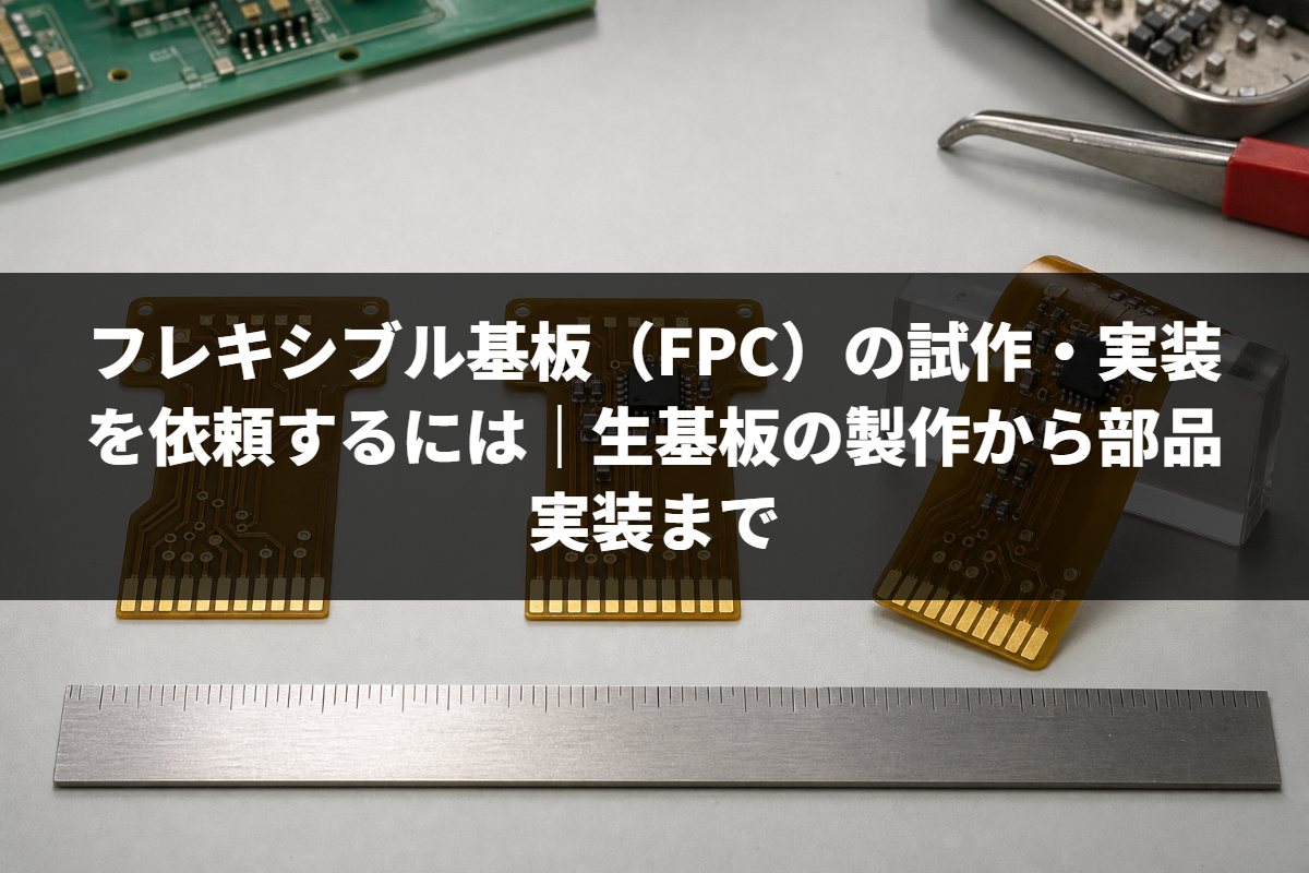 フレキシブル基板（FPC）の試作・実装を依頼するには