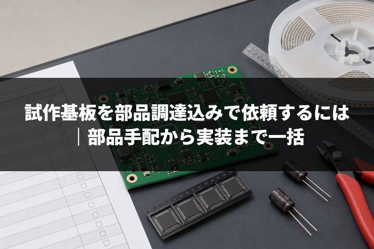 試作基板を部品調達込みで依頼するには｜部品手配から実装まで一括